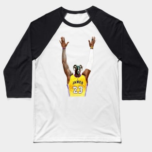 LBJ Goat Head Baseball T-Shirt